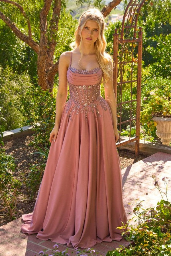 SEQUIN EMBROIDERED CORSET BALL GOWN – Janelle James Boutique