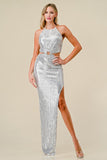 OFF-THE -SHOULDER CHIFFON MAXI