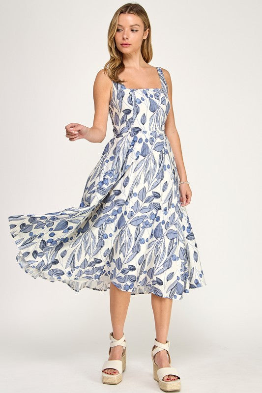 square neck floral midi dress L Style:H24289 SHEIN Black High Slit Wear it to brunch SizeGuide-NSLETTER
