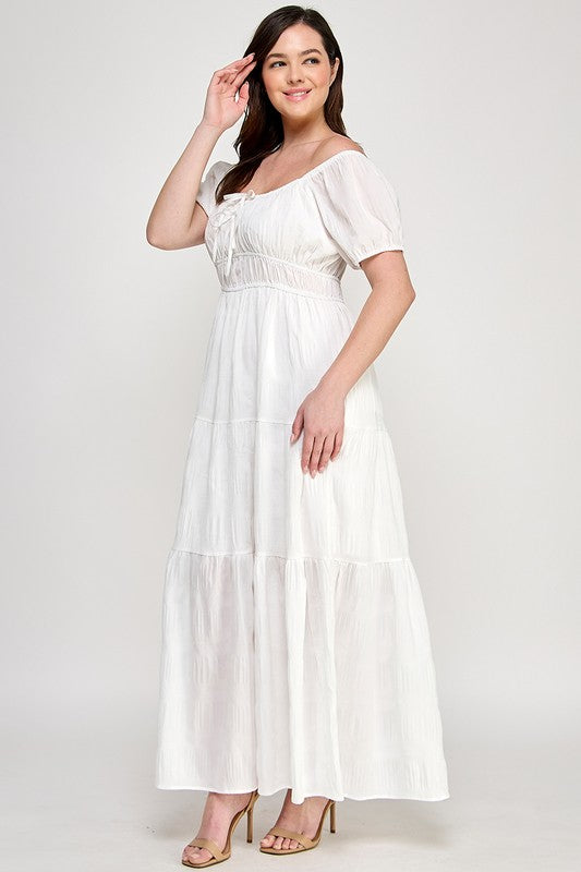 SUMMER OFF SHOULDER MAXI DRESS