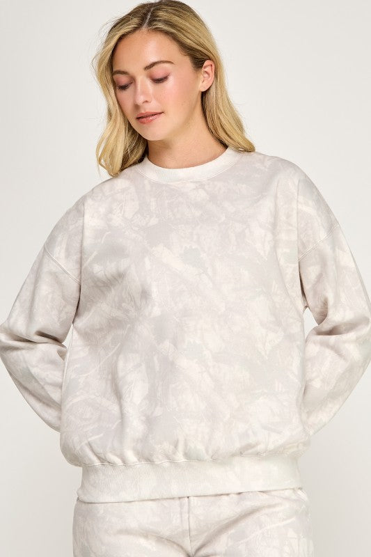 CAMO RELAXED FIT SWEATSHIRT