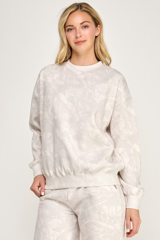 CAMO RELAXED FIT SWEATSHIRT