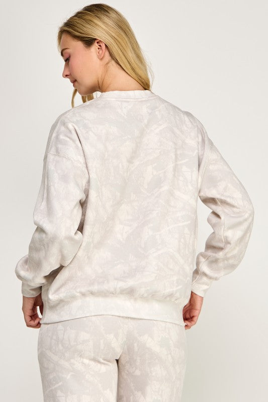 CAMO RELAXED FIT SWEATSHIRT