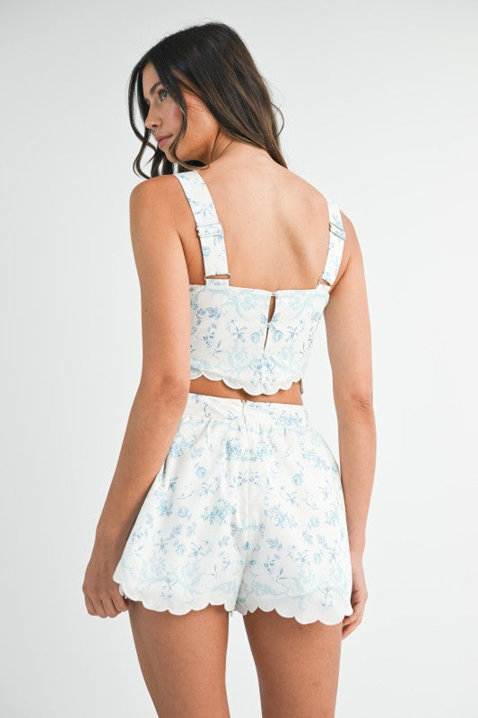 FLORAL SCALLOP SET