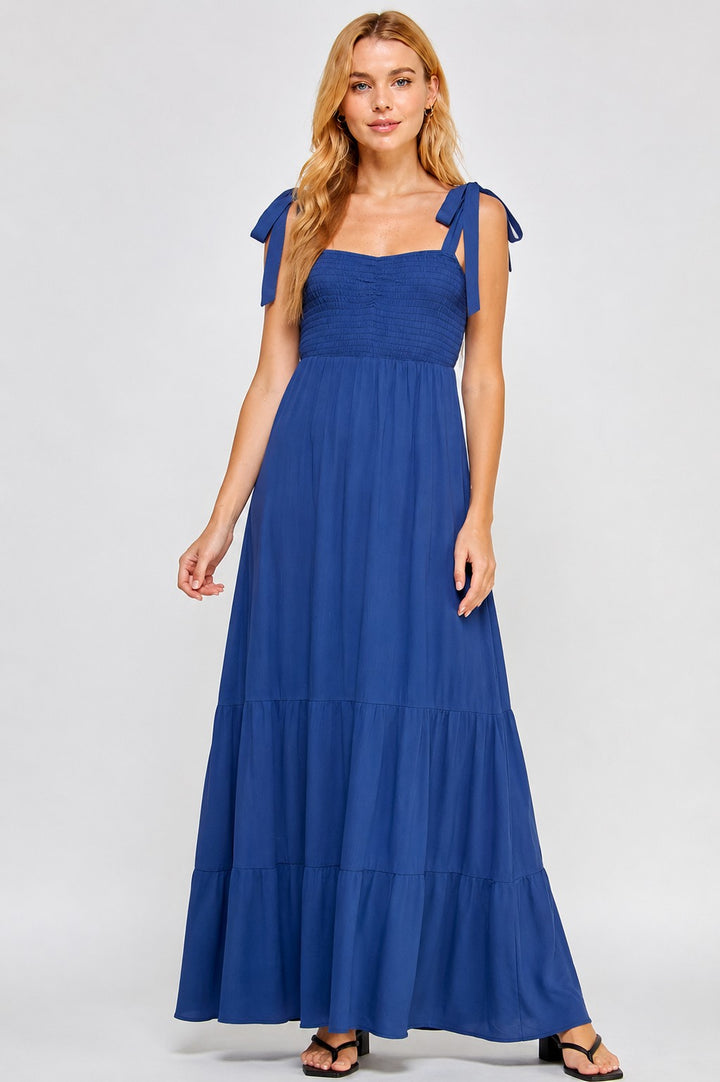 BOW TIE MAXI DRESS