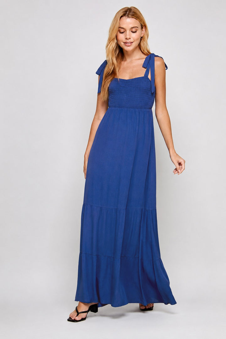 BOW TIE MAXI DRESS