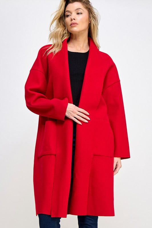 AUDEN OPEN OVERSIZE DUSTER JACKET