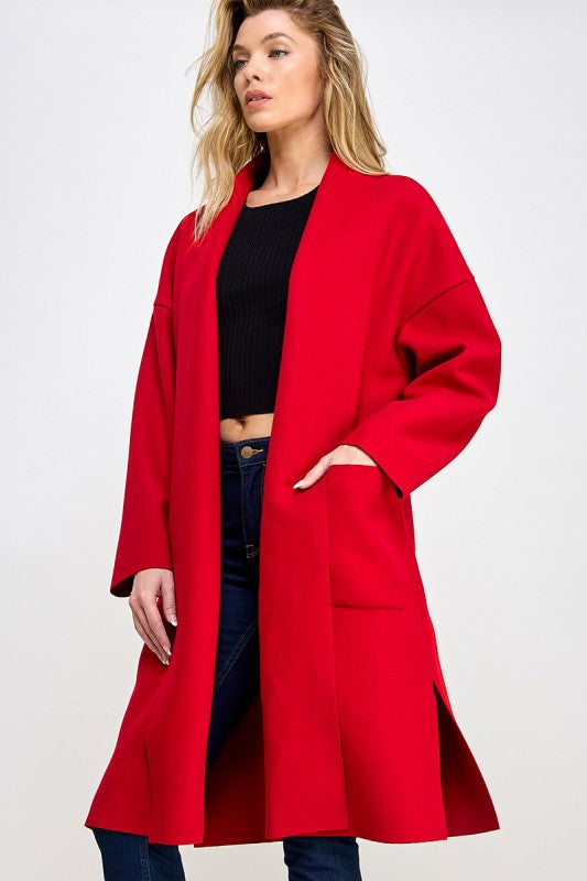 AUDEN OPEN OVERSIZE DUSTER JACKET