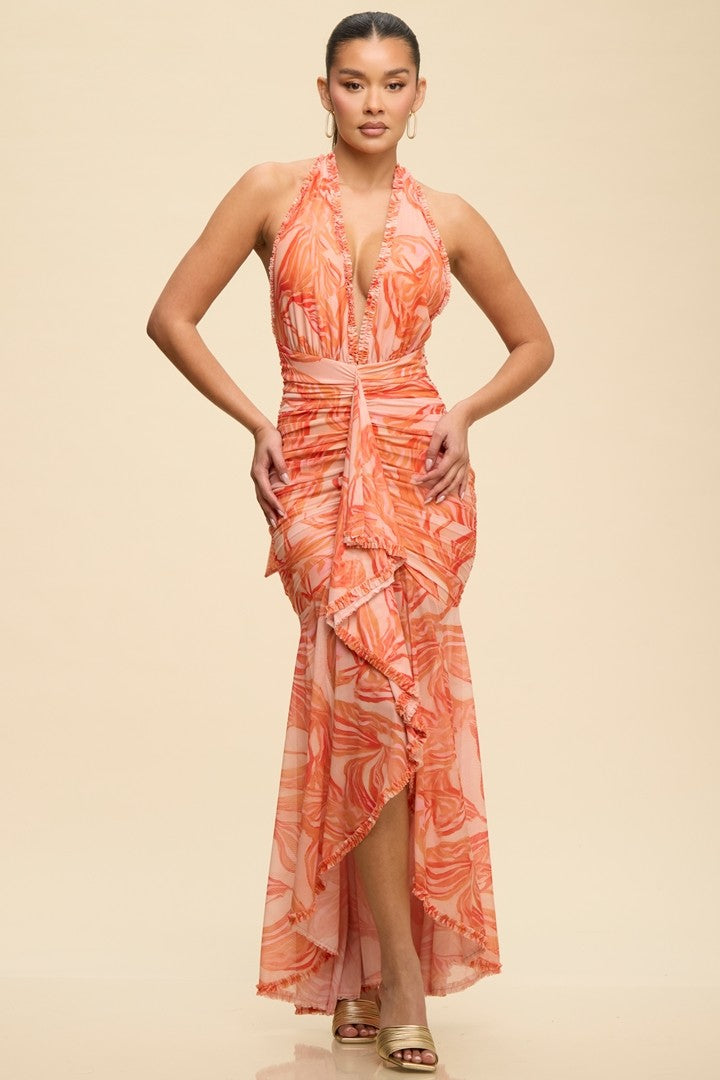FLORIS MAXI DRESS