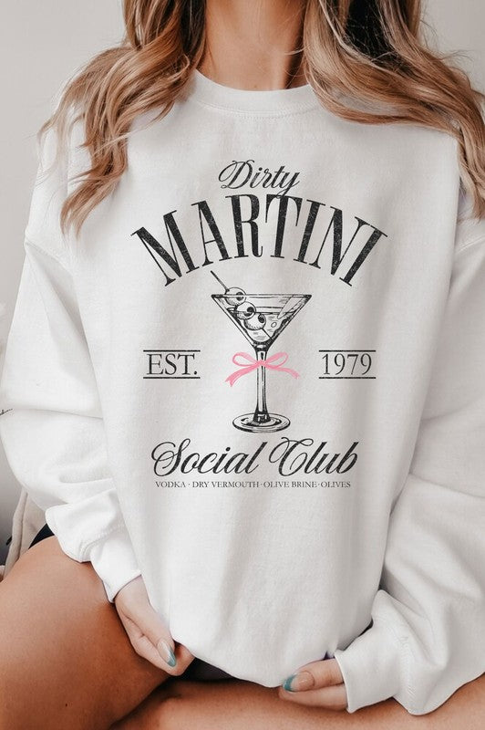 DIRTY MARTINI GRAPHIC BRUSHED SWEATSHIRT