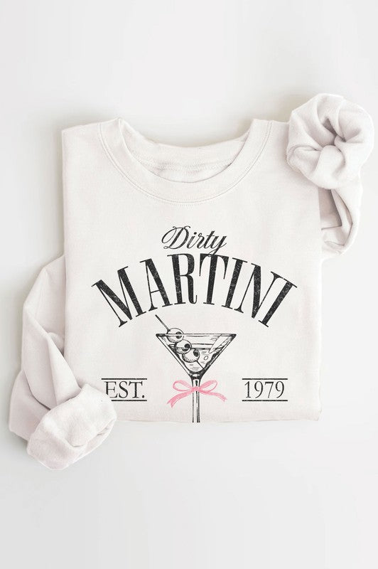 DIRTY MARTINI GRAPHIC BRUSHED SWEATSHIRT