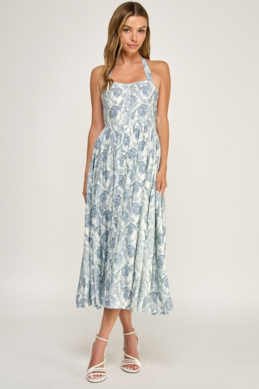 ALIX FLORAL MIDI DRESS
