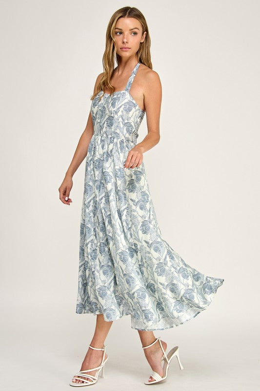 ALIX FLORAL MIDI DRESS