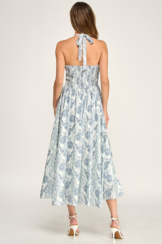 ALIX FLORAL MIDI DRESS