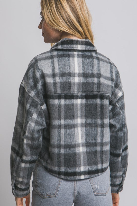 PLAID TREND JACKET