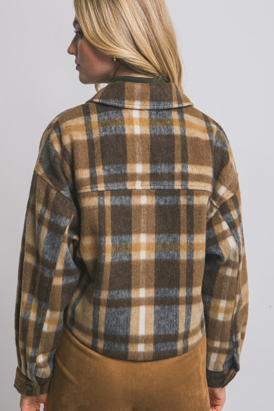 PLAID TREND JACKET