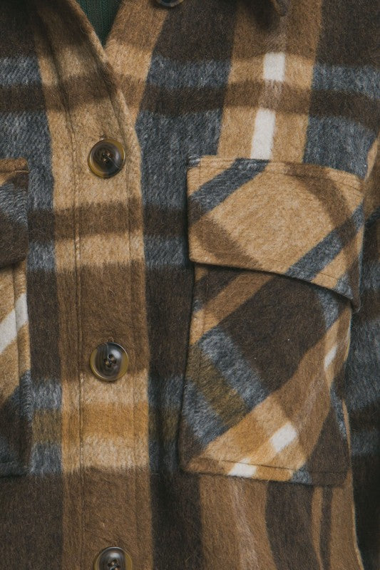 PLAID TREND JACKET