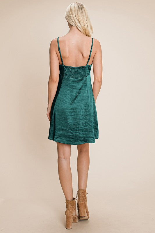 SATIN SLIP DRESS