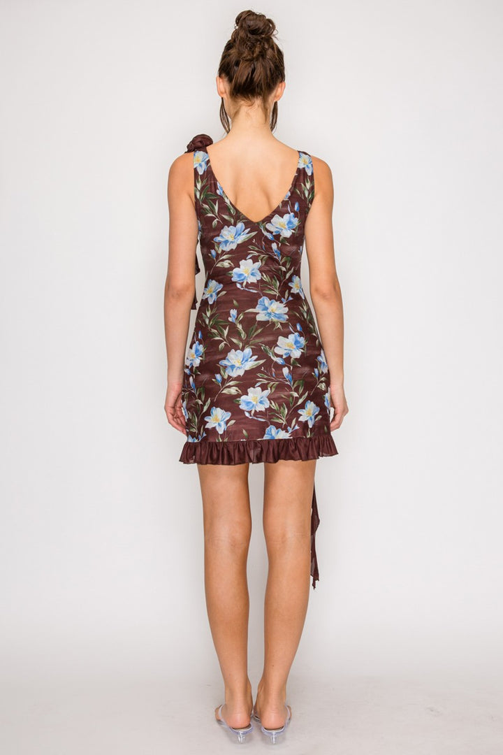 FLORAL STATEMENT DRESS