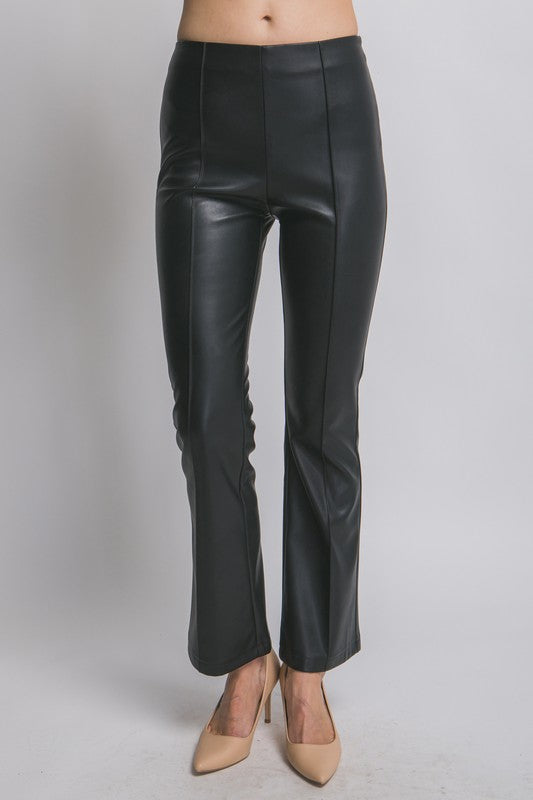 FAUX LEATHER PANTS