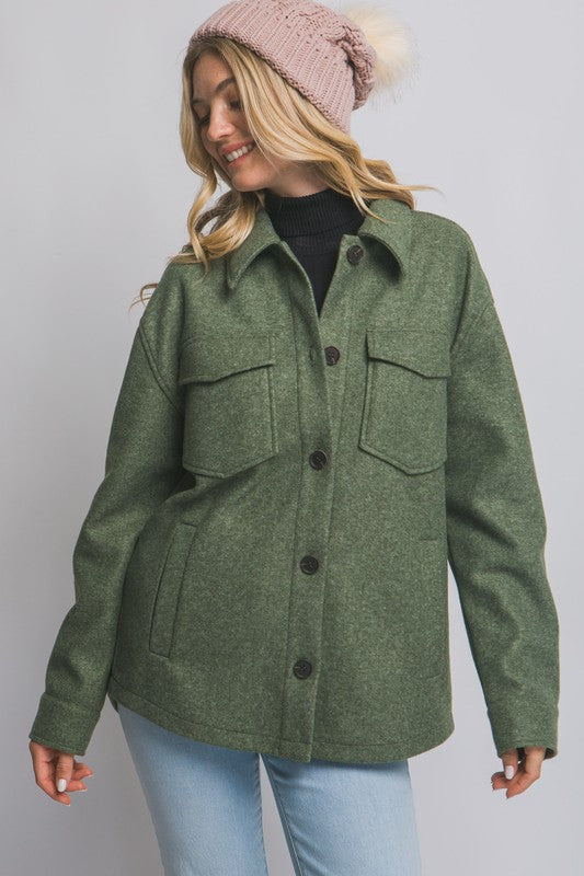 FLEECE SHACKET