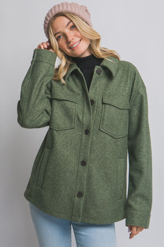 FLEECE SHACKET