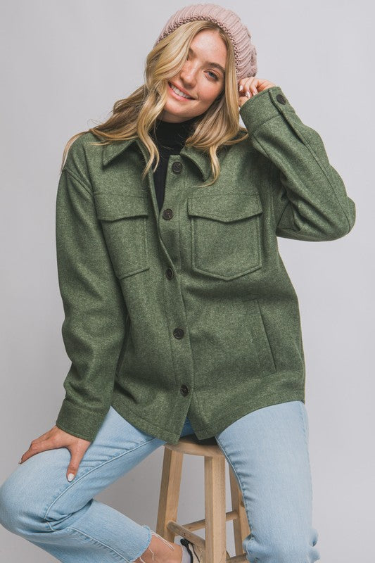 FLEECE SHACKET