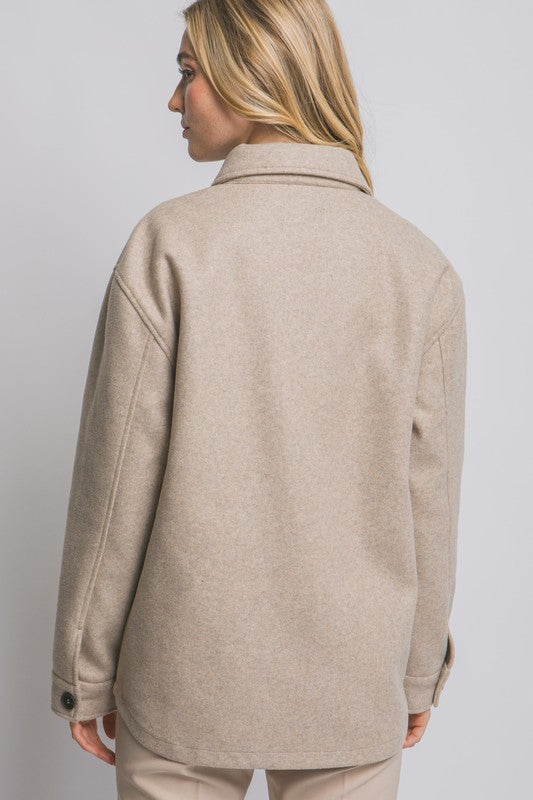 FLEECE SHACKET
