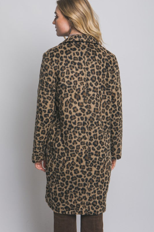 LEOPARD PRINT COAT