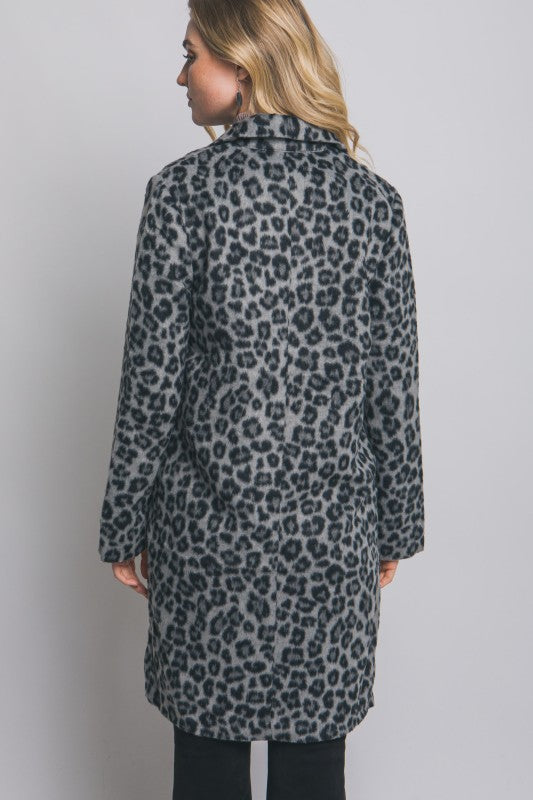 LEOPARD PRINT COAT