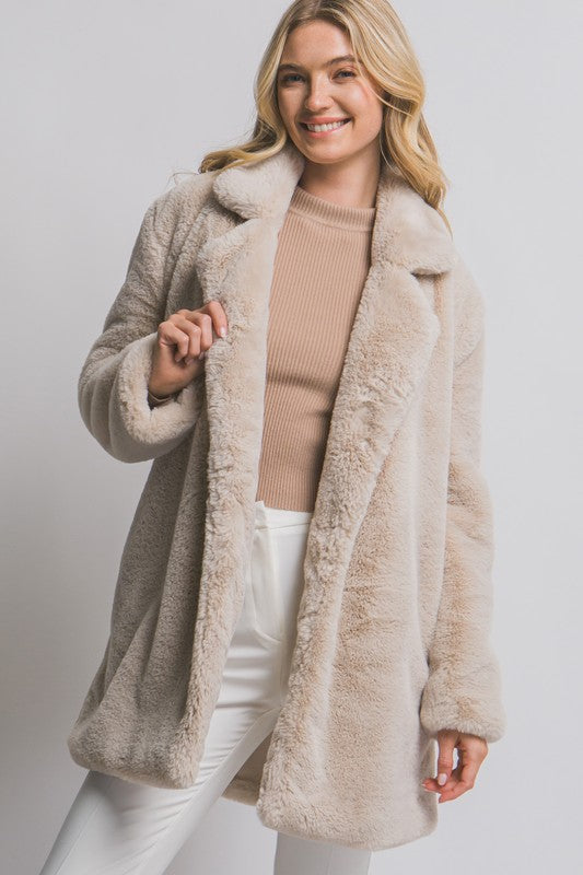 FAUX FUR COAT