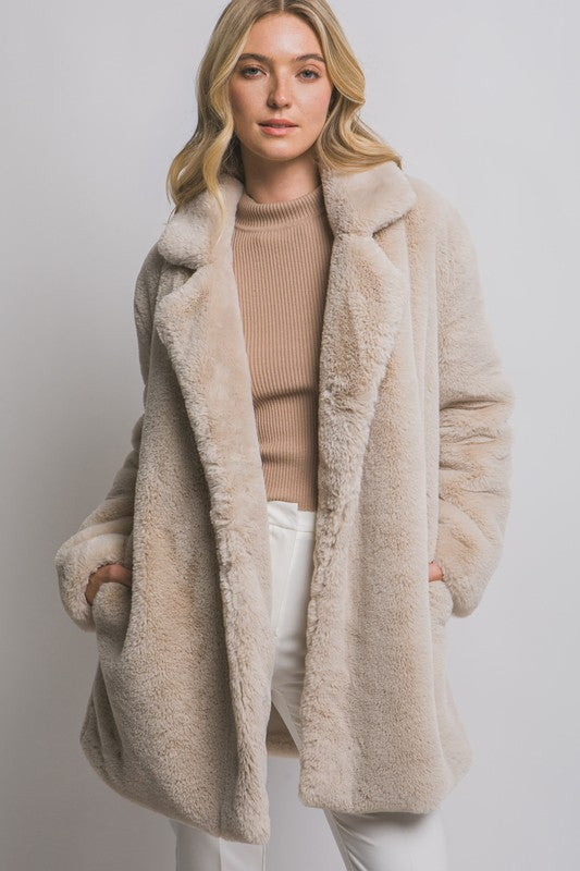 FAUX FUR COAT