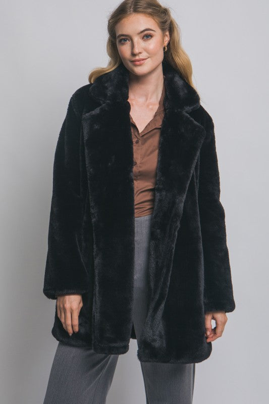FAUX FUR COAT