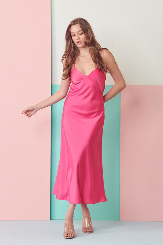 SLIP MAXI DRESS