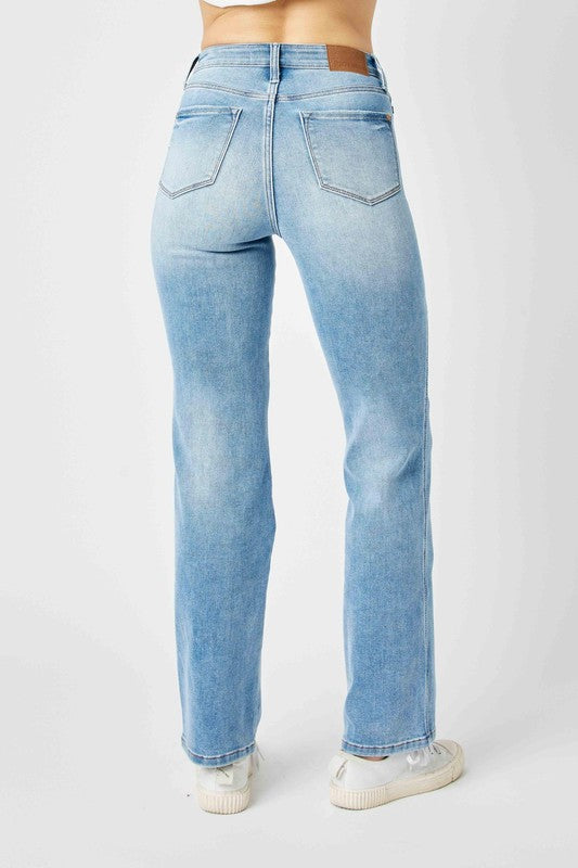 HIGH WAISTED TUMMY CONTROL STRAIGHT LEG