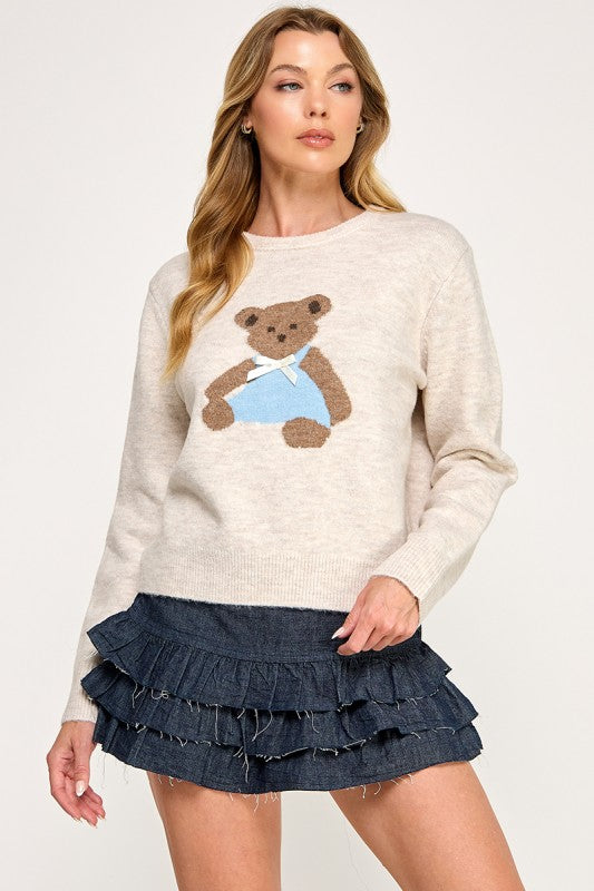 NOVELTY BEAR SWEATER