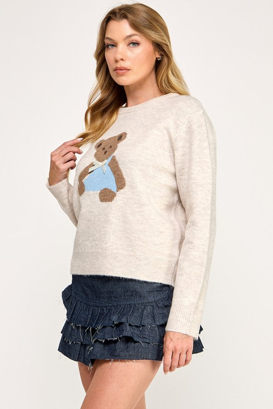 NOVELTY BEAR SWEATER