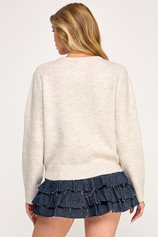 NOVELTY BEAR SWEATER