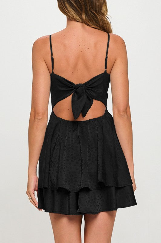 SATIN SKATER DRESS