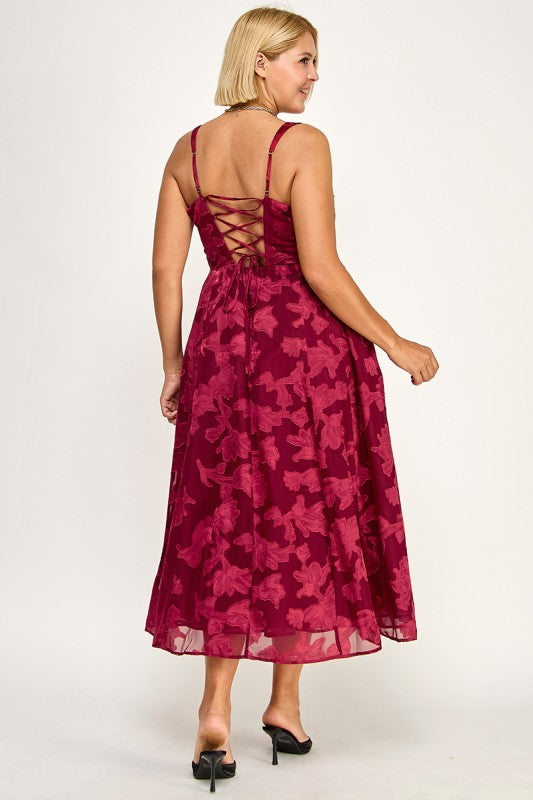 FLORAL MIDI DRESS