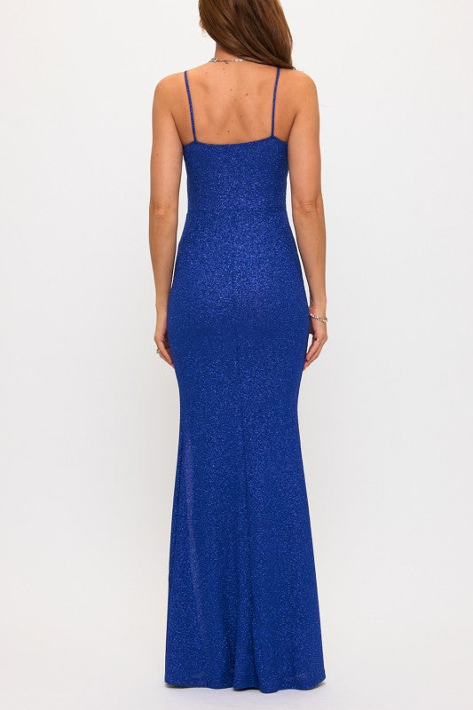 SPARKLY CORSET MAXI DRESS