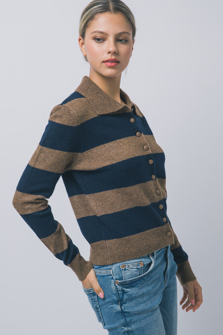 STRIPED CARDIGAN