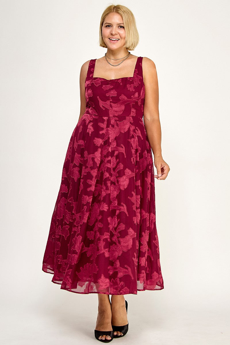 FLORAL MIDI DRESS