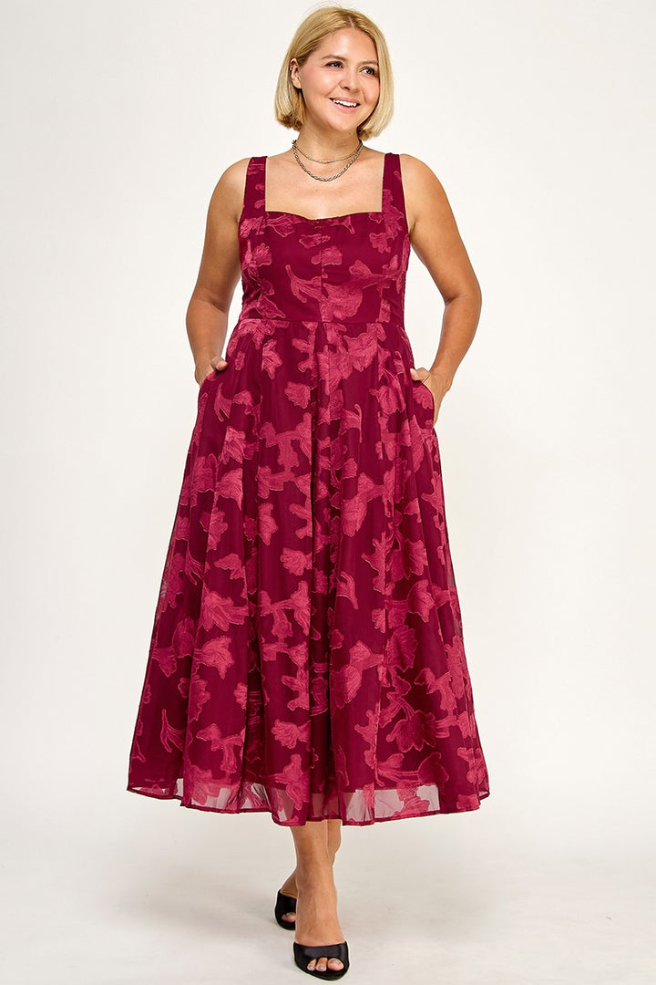 FLORAL MIDI DRESS