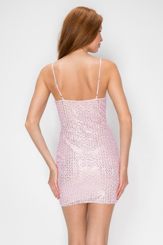 SEQUIN MINI DRESS