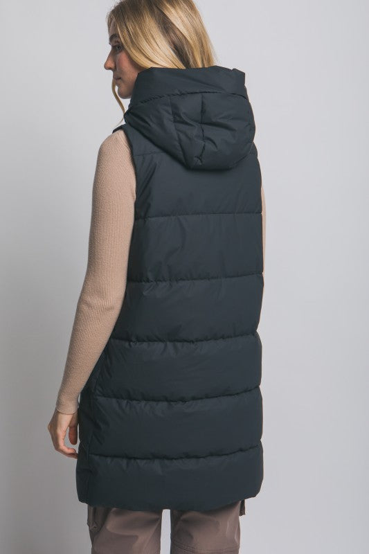 PUFFY LONG VEST