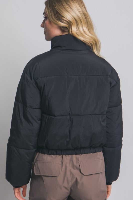 REVERSIBLE ANIMAL PRINT JACKET
