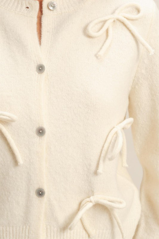 BOW TIE CARDIGAN