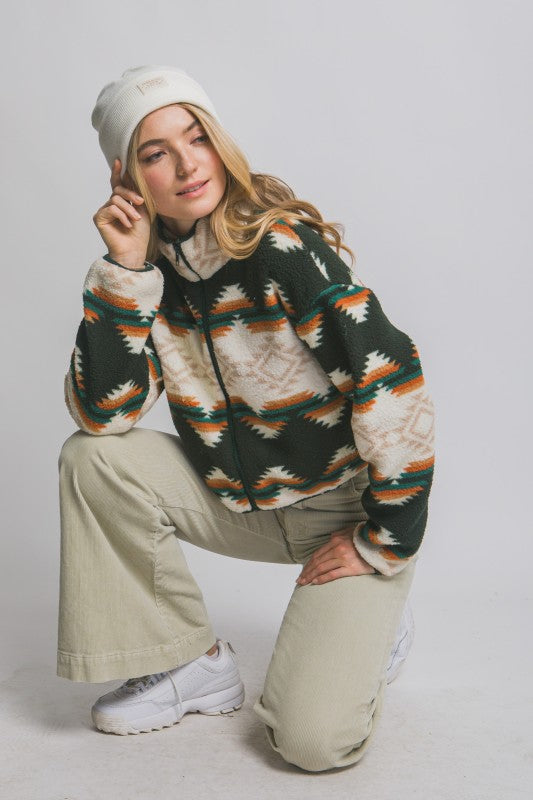 AZTEC SHERPA ZIP UP