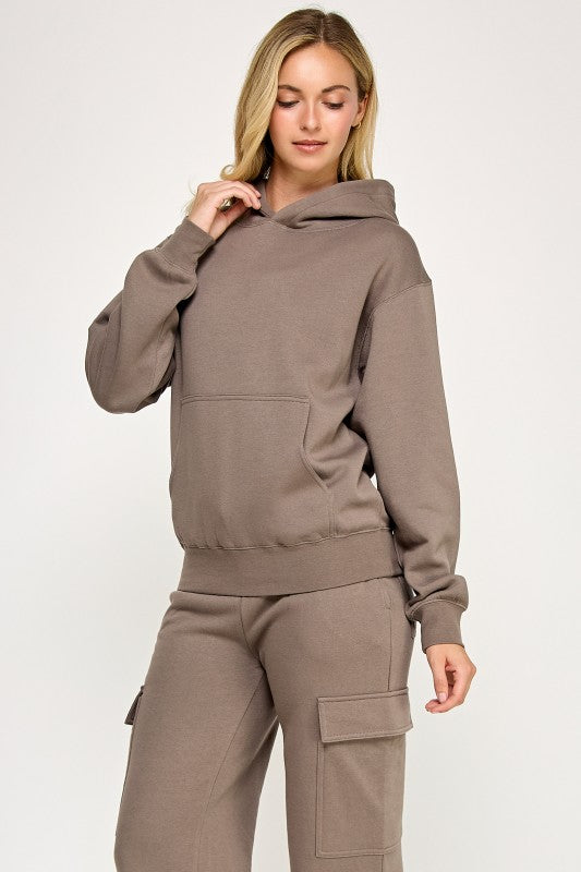 FLEECE PULLOVER HOODIE